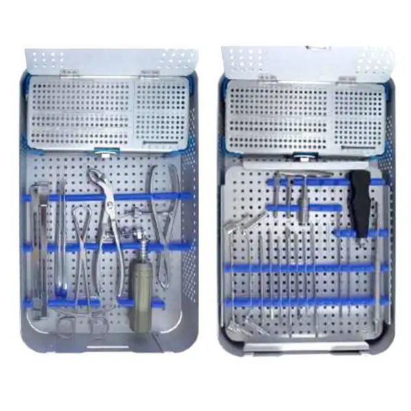 Instrument set for small fragment locking compression plate