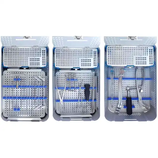Instrument set for large fragment locking compression plate